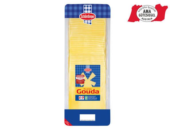 Schärdinger Gouda in Scheiben