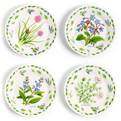 Assiettes à dessert anglaises, 4 pcs