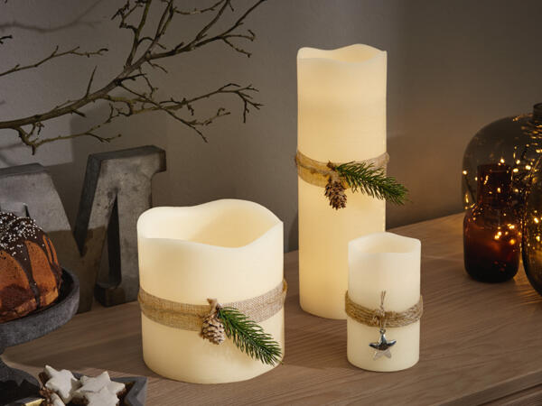 LED Real Wax Candle