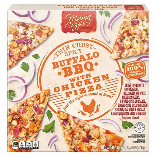Spicy Buffalo BBQ & Chicken Thin Crust Pizza, 14.7 oz
