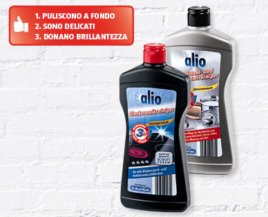 Detergente per vetroceramica/acciaio ALIO
