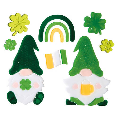 St. Patrick's Day Gel Clings - Gnome