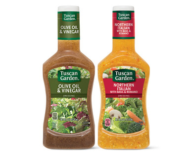 Tuscan Garden Olive Oil & Vinegar or Northern Italian With Basil & Romano Dressing