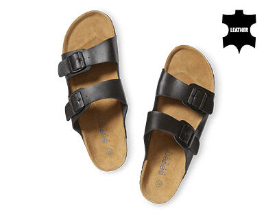 Men's Leather Slides