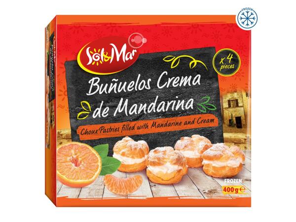 Choux Pastries filled with Mandarine and Cream