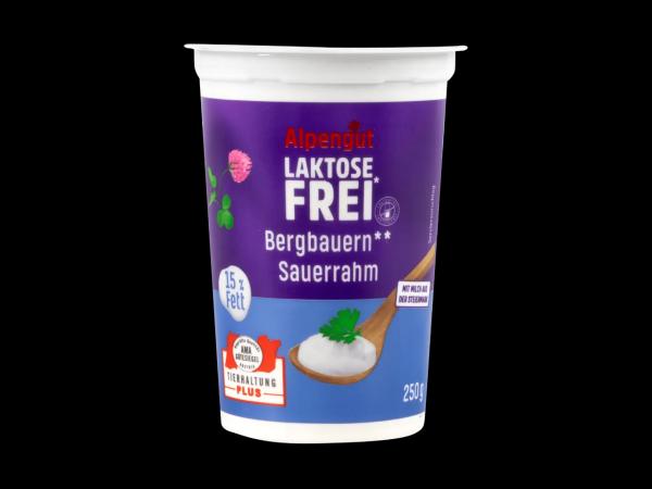 Laktosefreier Sauerrahm