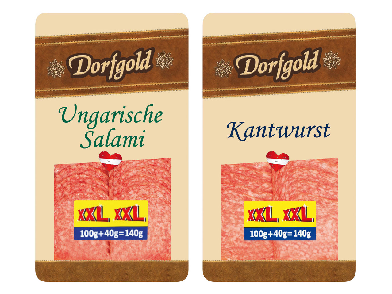 DORFGOLD Kantwurst/Ungarische Salami