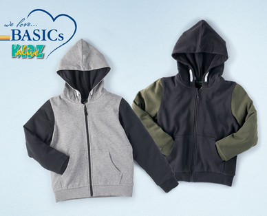 WE LOVE BASICS Kinder-Sweatjacke/-pullover