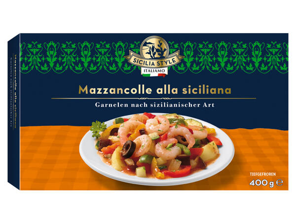 Mazzancolle alla siciliana