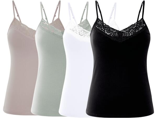 Linne med spets, 3-pack
