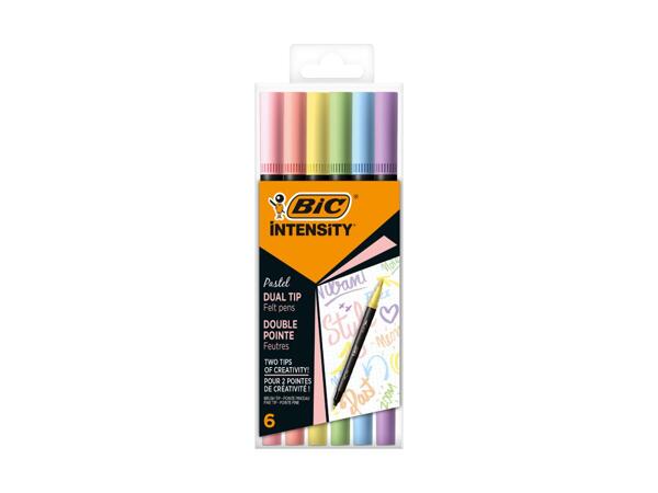 BIC(R) Intensity akvarelblyanter eller Dual Tip Pastel