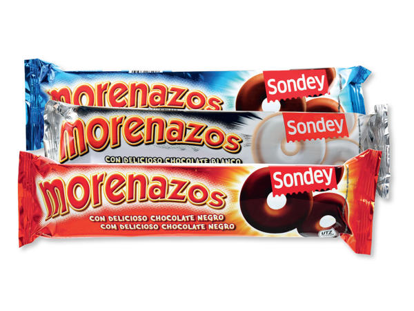 Sondey(R) Morenazos com Chocolate Branco / Negro / de Leite