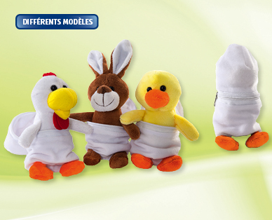 Animal en peluche dans un œuf TOY