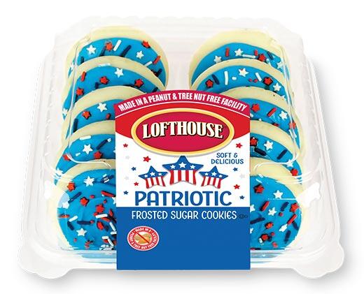 Lofthouse Patriotic Frosted Sugar Cookies