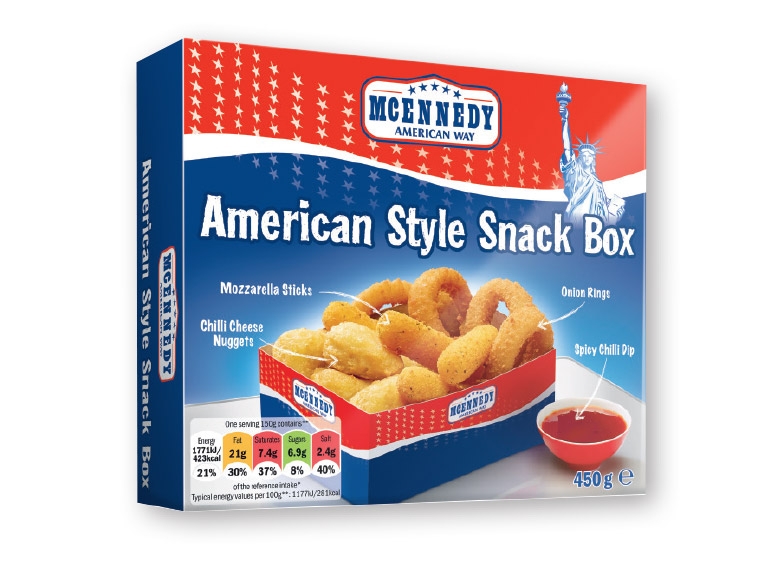 MCENNEDY(R) American Style Snack Box
