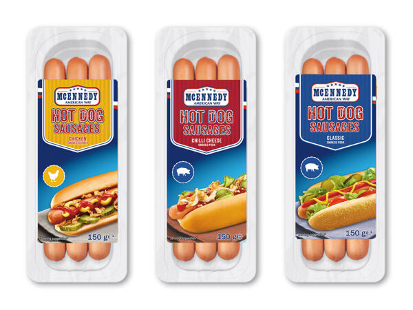 Hotdog pølser