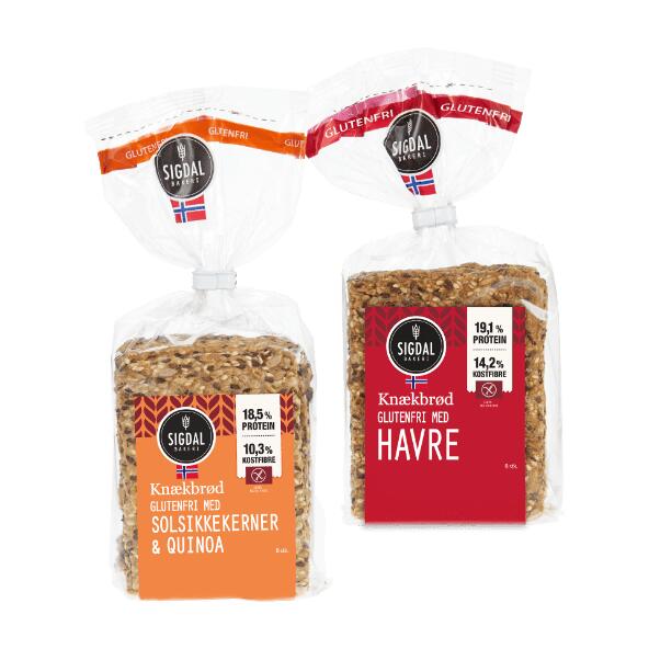 Glutenfrit knækbrød