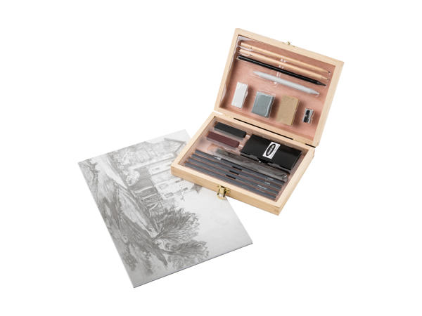 Set de fusains, 26 pièces