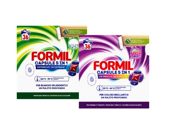 Liquid detergent tabs 5in1