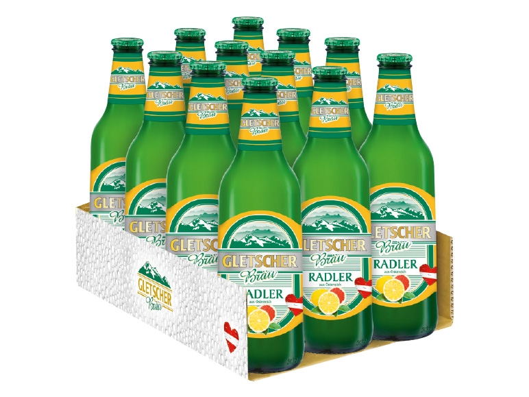GLETSCHERBRÄU Naturtrüber Zitronen-Grapefruit-Radler