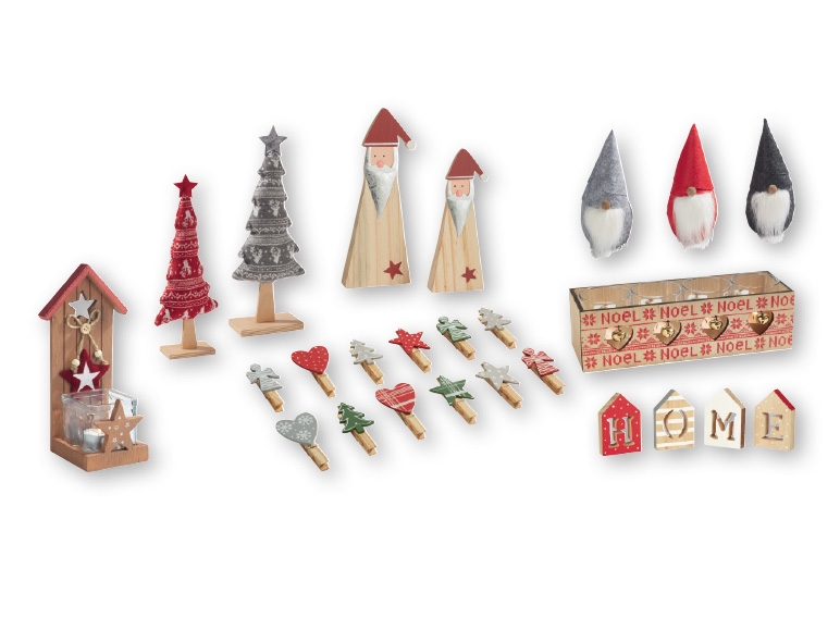 MELINERA(R) Wooden Christmas Decoration