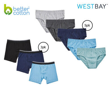 Trunks 3pk or Briefs 5pk