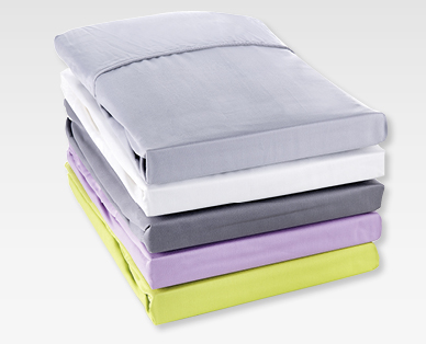 Drap-housse en satin mako, lit double MY LIVING STYLE