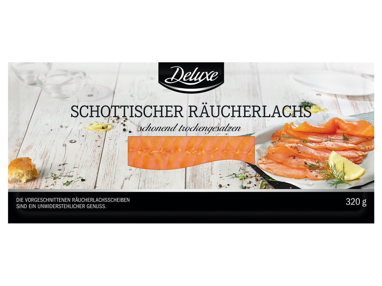 DELUXE Schottischer Räucherlachs