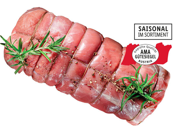 Frischer Kalbsrollbraten