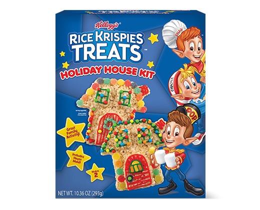 Kellogg's Rice Krispies Treat Kit Holiday House or Christmas Stocking