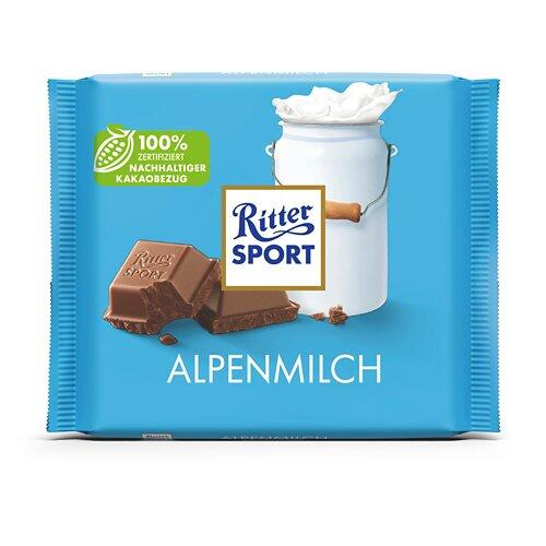 RITTER SPORT Bunte Vielfalt, Alpenmilch
