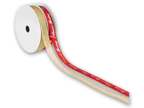 Geschenk-/​Packpapier oder Geschenkband-Set