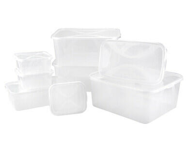 EASY HOME(R) 
 LOT DE BOÎTES TRANSPARENTES, 8 PIÈCES