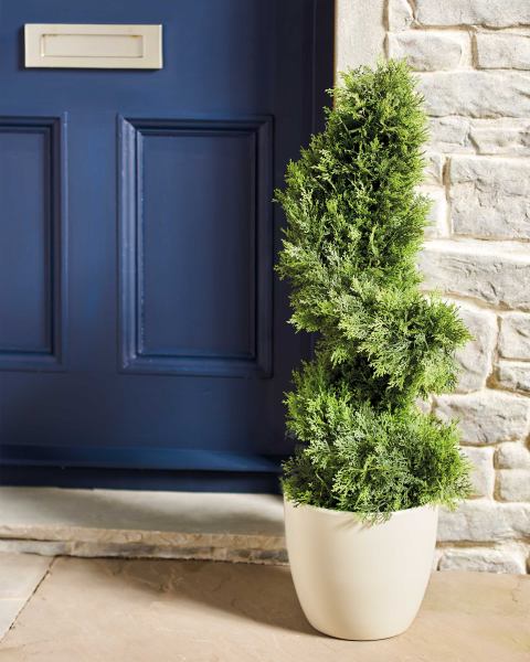 Artificial Cypress Topiary Spiral