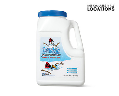 Frosty's Nightmare Winter De-Icing Salt Jug