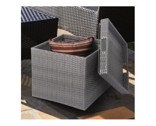 Belavi 
 Rattan-Style Storage Table