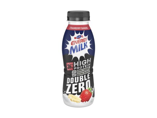 Boisson riche en protéines double zéro Energy Milk Emmi