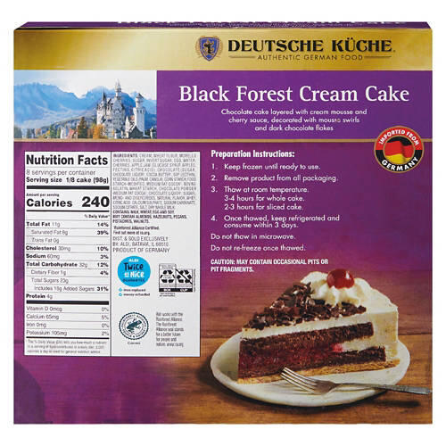 Black Forest Cream Cake, 27.5 oz