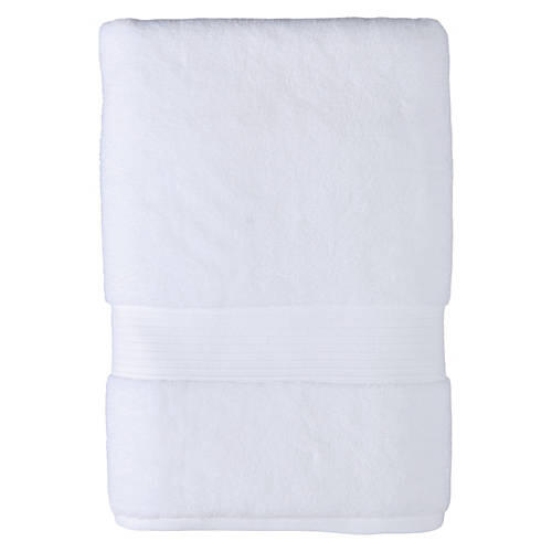 33" x 68" Ultra Soft Bath Towel, White