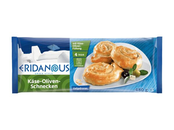 Käse-Olivenschnecken