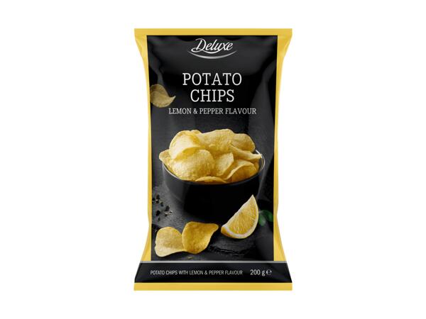 Chips au citron et au poivre