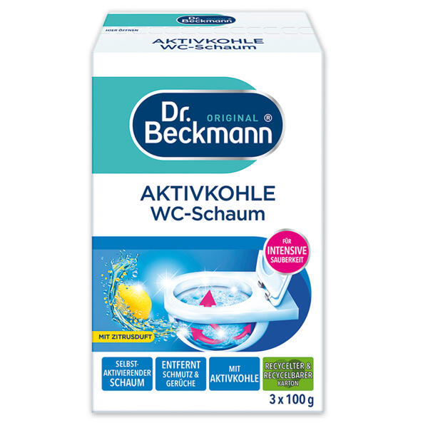 Aktivkohle WC-Schaum