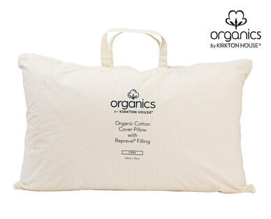 Organic Cotton Cover Pillow with Repreve(R) Filling