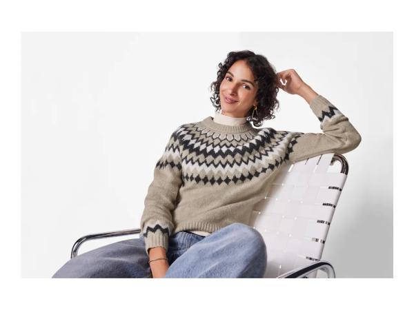 Esmara Ladies' Beige Chunky Knit Jumper