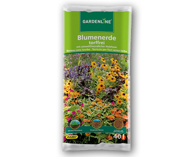 Terriccio per fiori senza torba GARDENLINE(R)