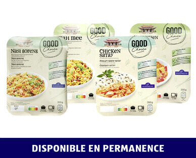 GOOD CHOICE 
 PLAT CUISINÉ ASIATIQUE
