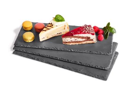 SILVERCREST Rectangular Slate Serving Platters - 3 Pack