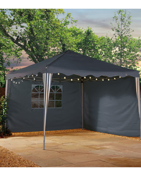 Gardenline Anthracite Pop Up Gazebo