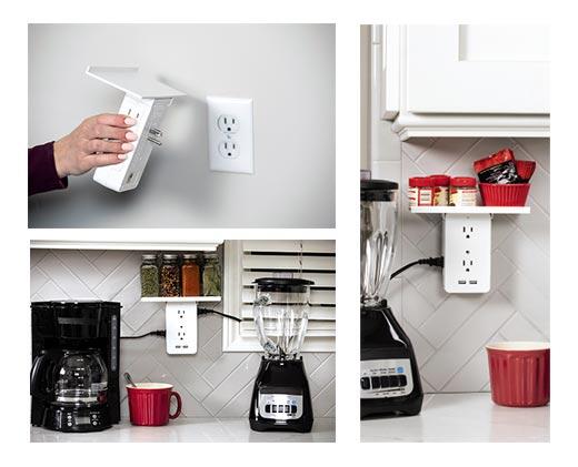 As Seen On TV 
 Socket Shelf or Spice Spinner