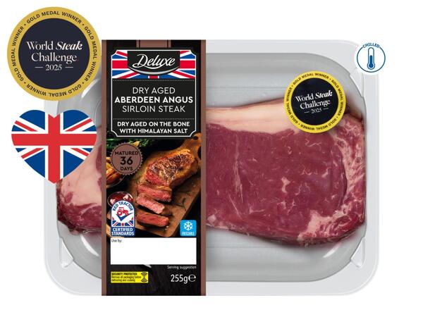 Dry Aged Aberdeen Angus British Beef Sirloin 36 Day Matured, 255g